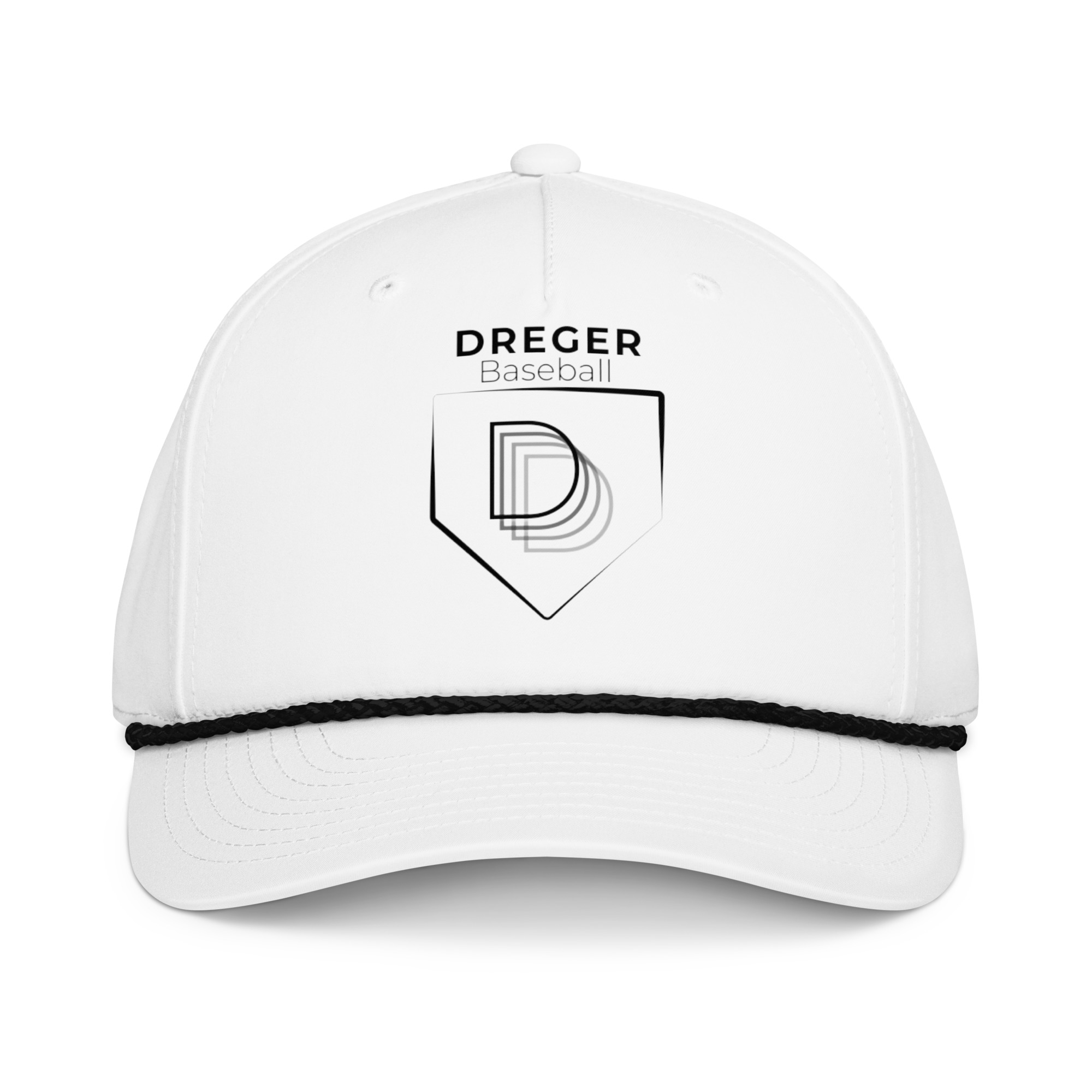 DREGER Baseball Classic White Rope Cap